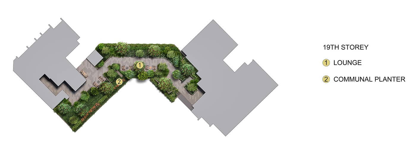 Arina East Residences 19 storey facilities plan