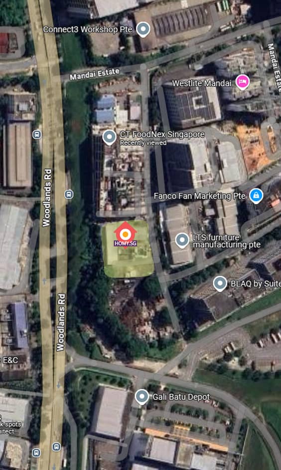 Ecofood @ Mandai Satellite Map