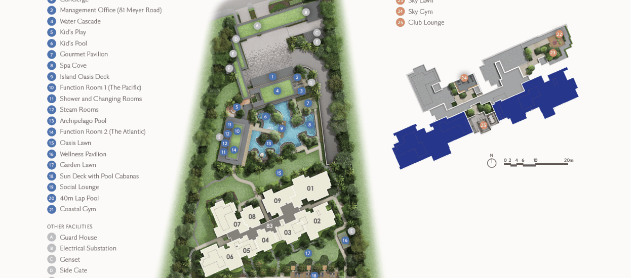 Meyer Blue Site Plan and Map