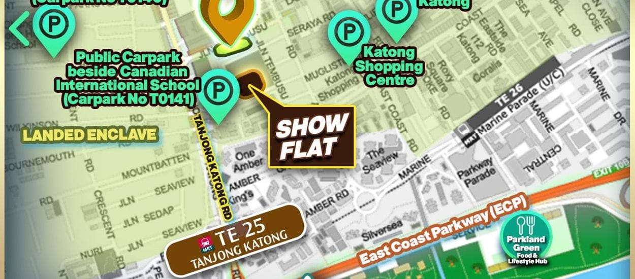 Emerald Of Katong Site Plan and Map