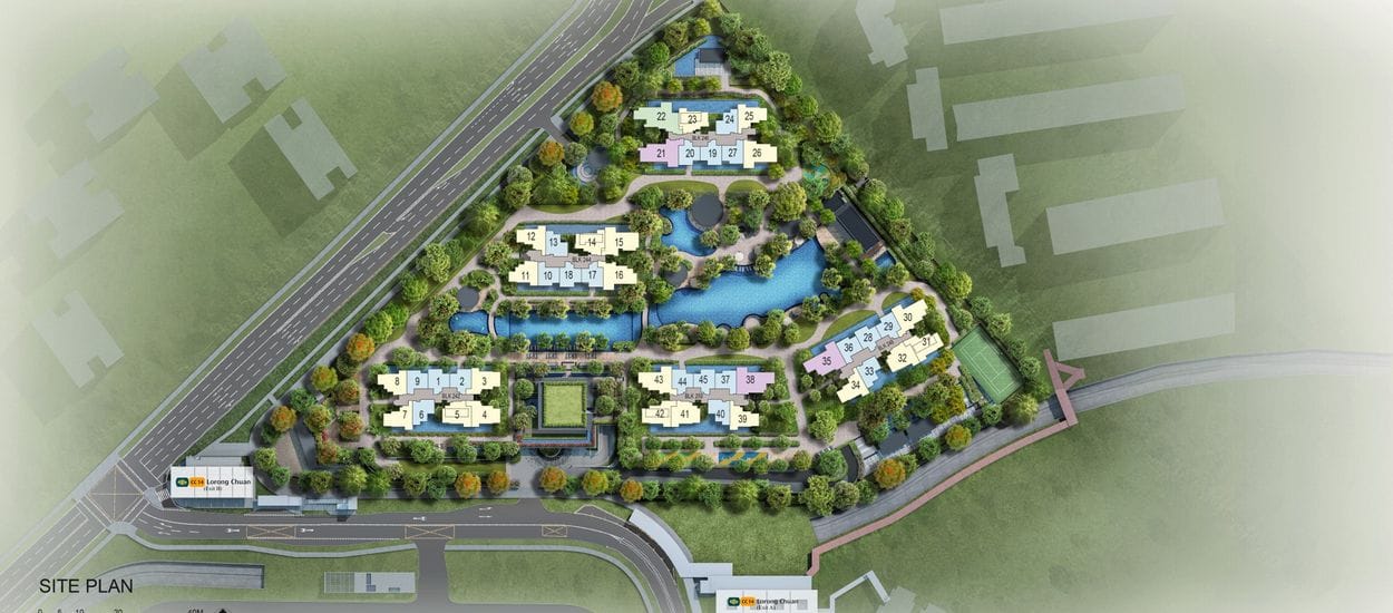 Chuan Park Site Plan and Map