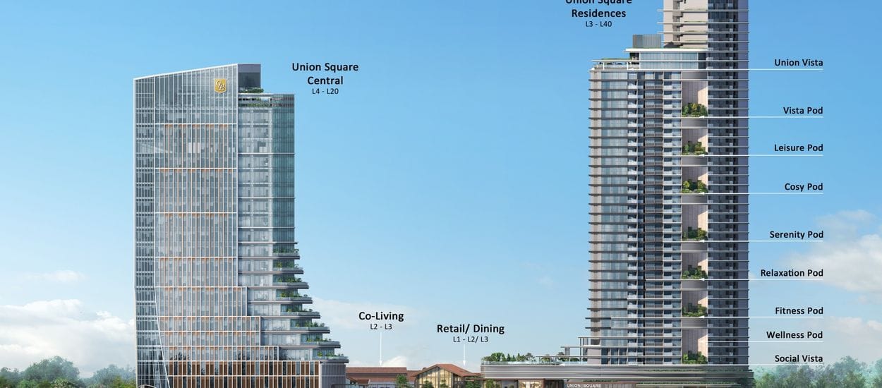 Union Square Residences - 5 Bedroom for Sale, 2,476 sqft - PropertyLaunch.SG image