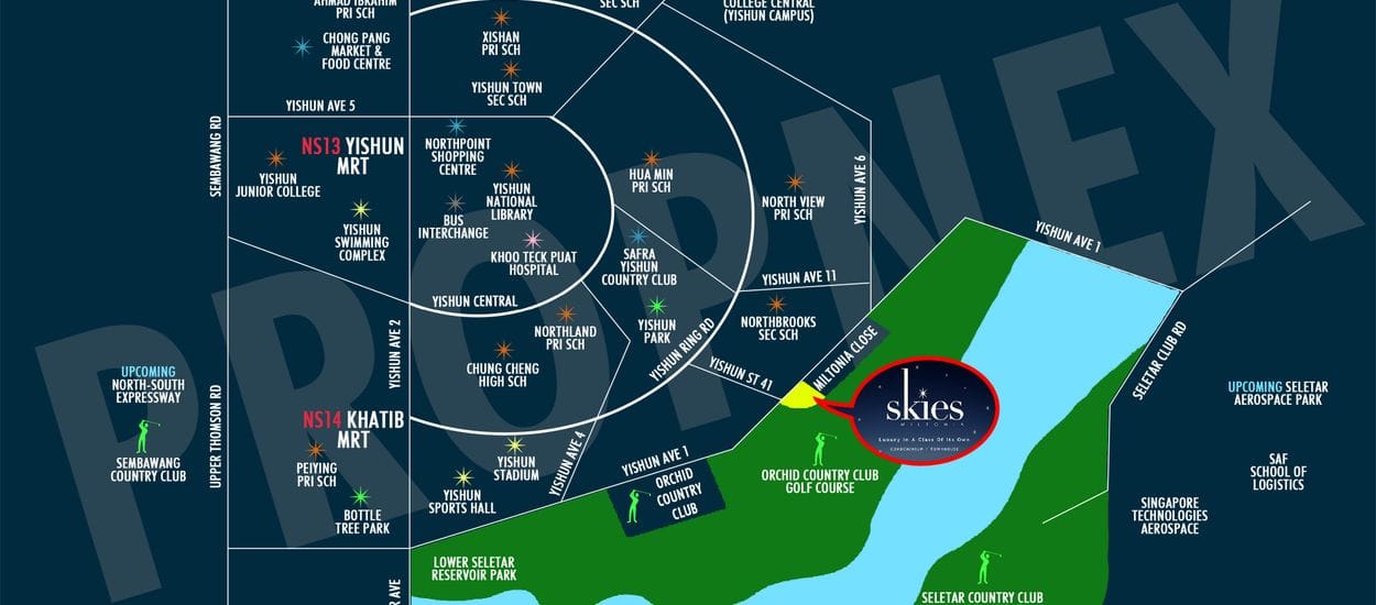 Skies Miltonia Site Plan and Map