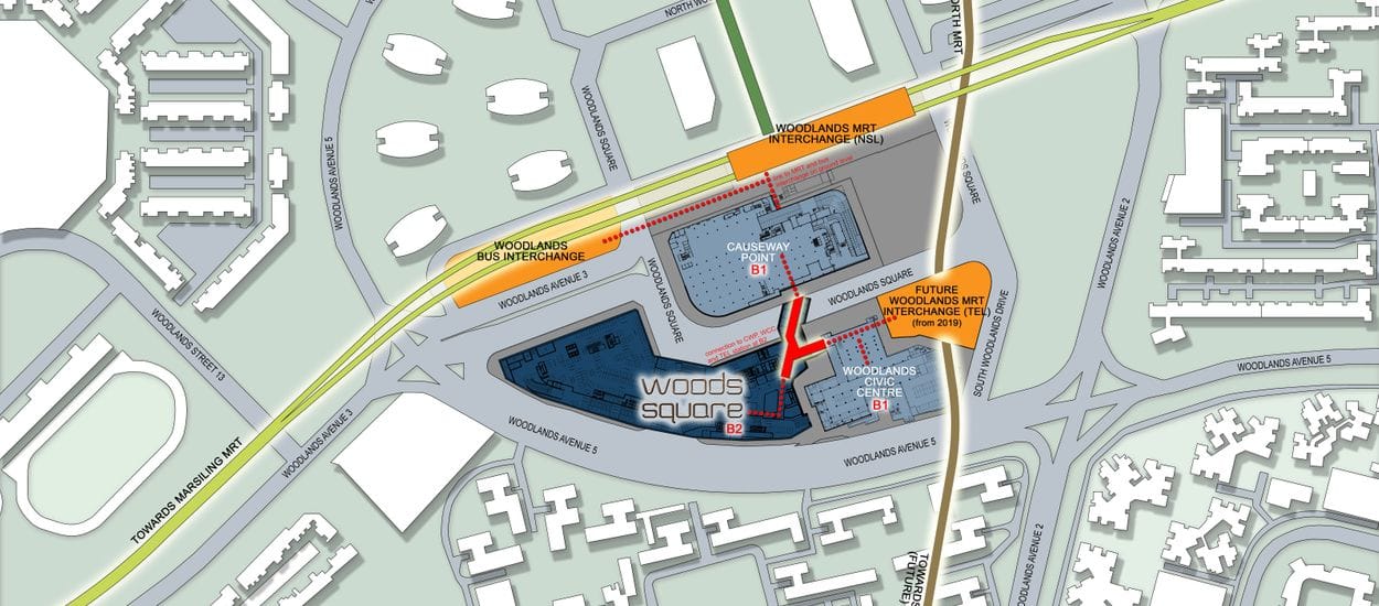 Woods Square Site Plan and Map