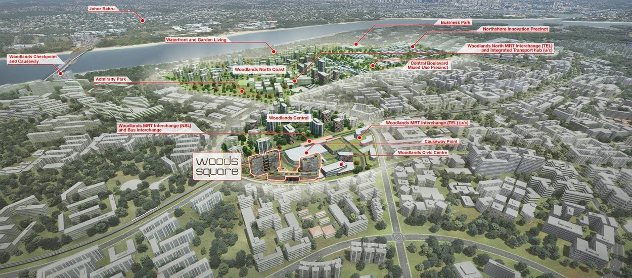 Woods Square Site Plan and Map