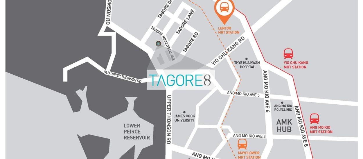 Tagore 8 Site Plan and Map