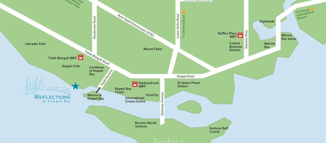 Reflections At Keppel Bay Site Plan and Map