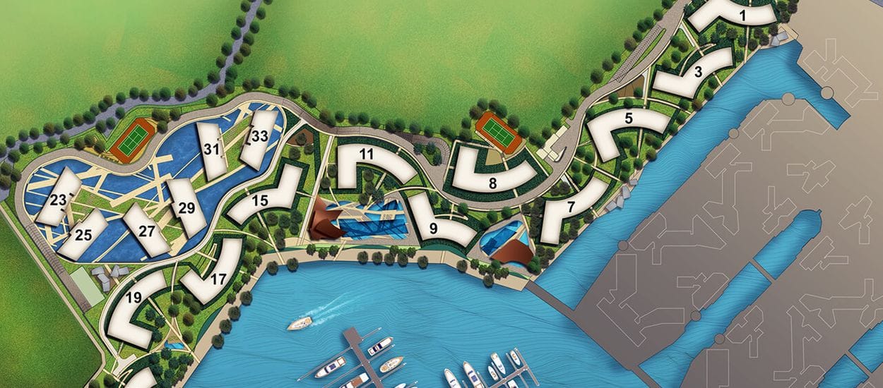 Reflections At Keppel Bay Site Plan and Map