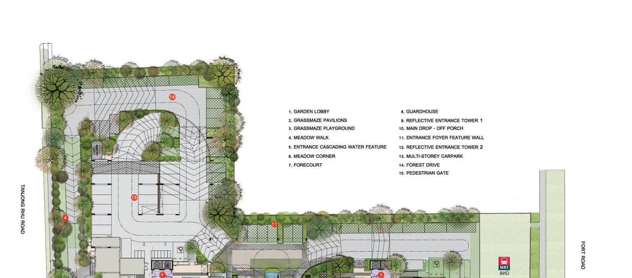 The Line @ Tanjong Rhu Site Plan and Map