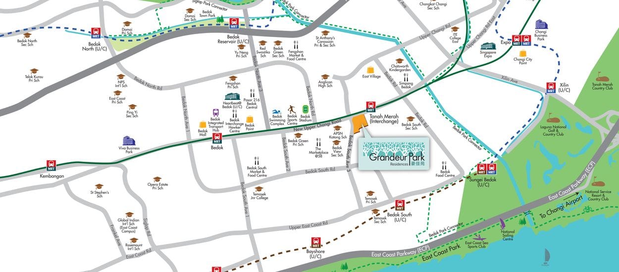 Grandeur Park Residences Site Plan and Map
