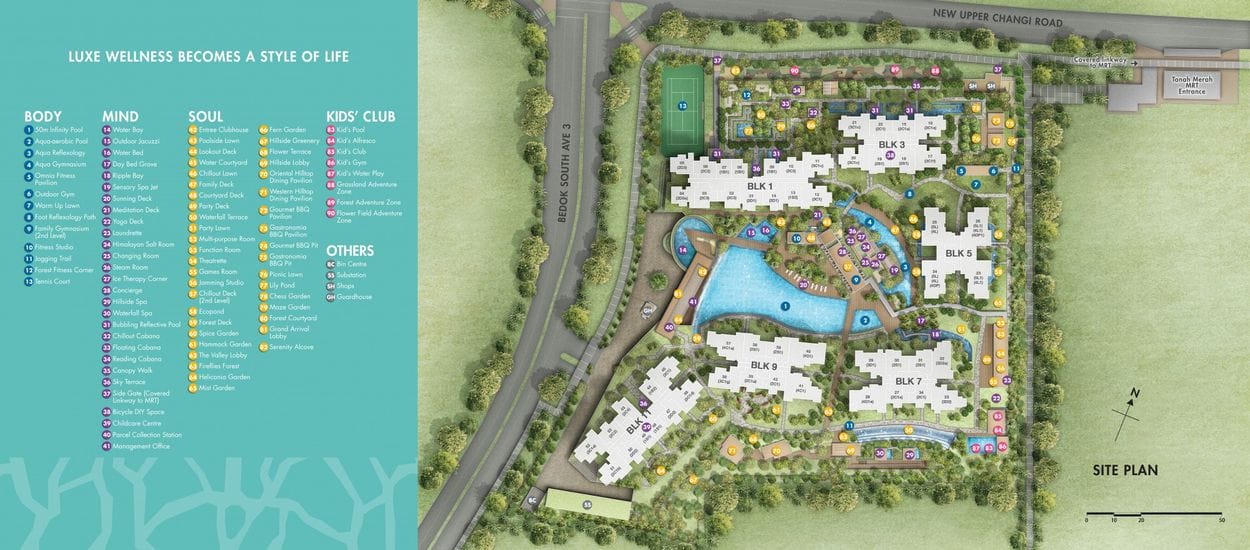Grandeur Park Residences Site Plan and Map