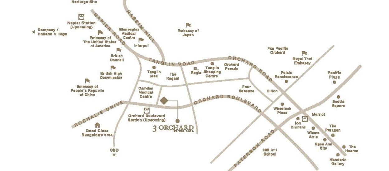 3 Orchard By The Park Site Plan and Map