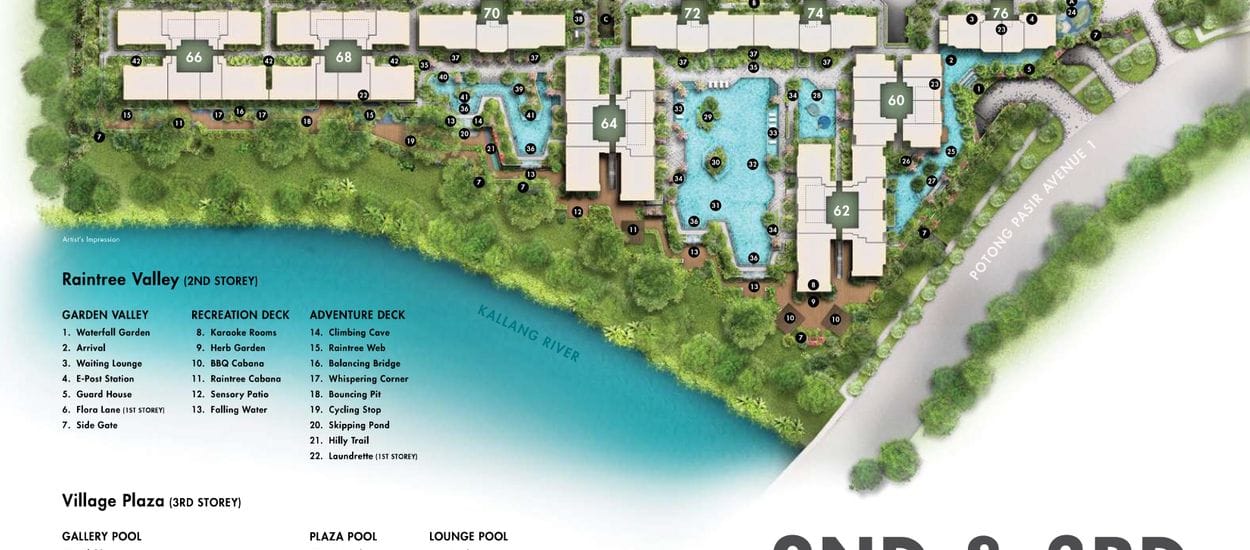 The Tre Ver Site Plan and Map