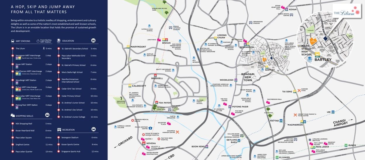 The Lilium Site Plan and Map