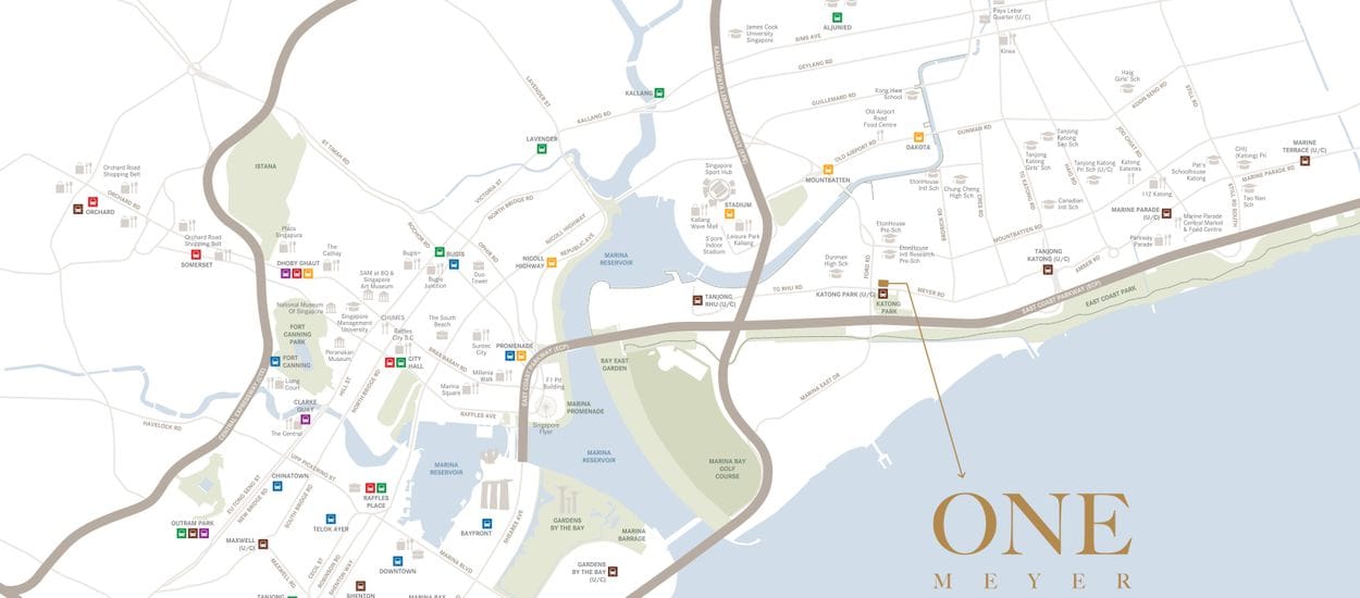 One Meyer Site Plan and Map