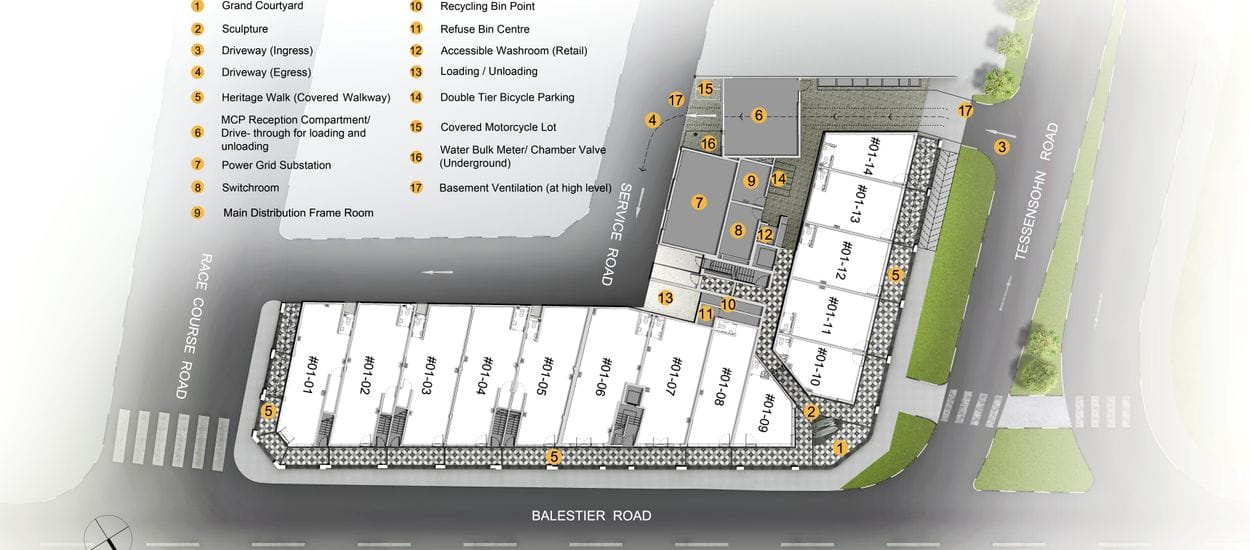 1953 Site Plan and Map