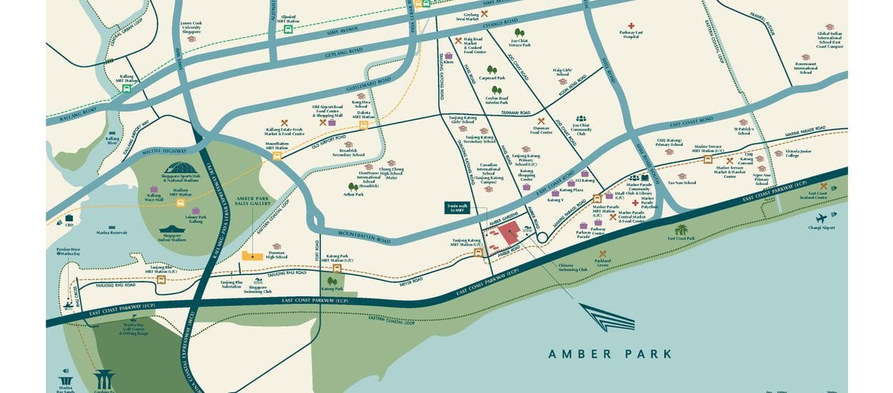 Amber Park Site Plan and Map