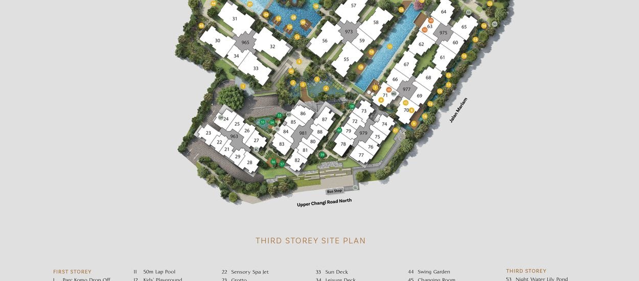 Parc Komo Site Plan and Map