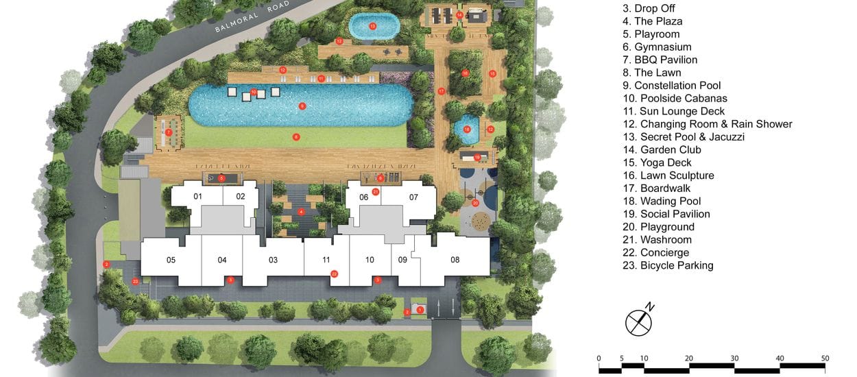 The Hyde Site Plan and Map