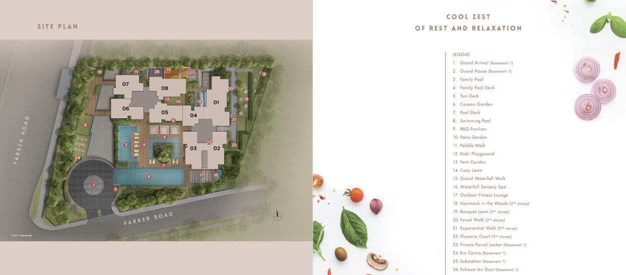 Wilshire Residences Site Plan and Map