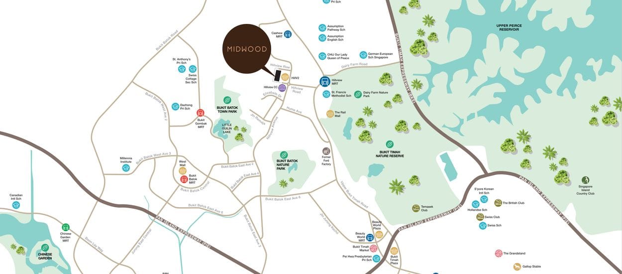 Midwood Site Plan and Map