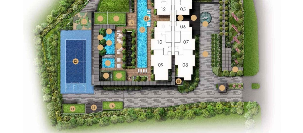 Pullman Residences, Newton Site Plan and Map