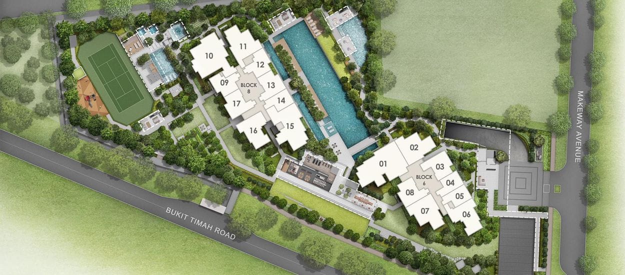 Kopar At Newton Site Plan and Map