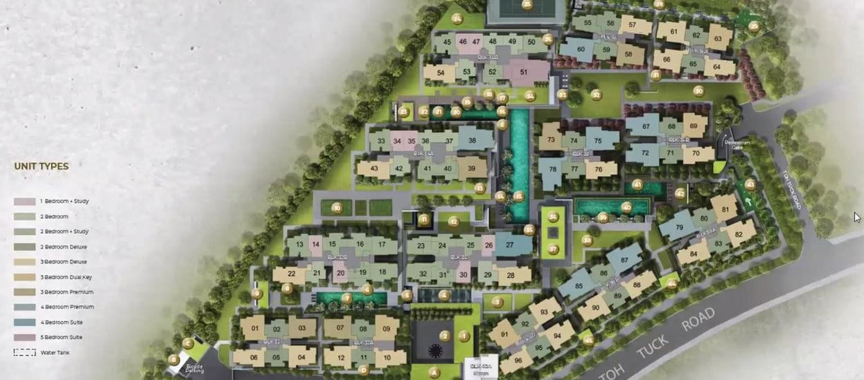 Forett @ Bukit Timah Site Plan and Map