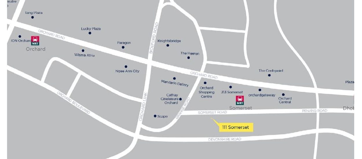 111 Somerset Site Plan and Map