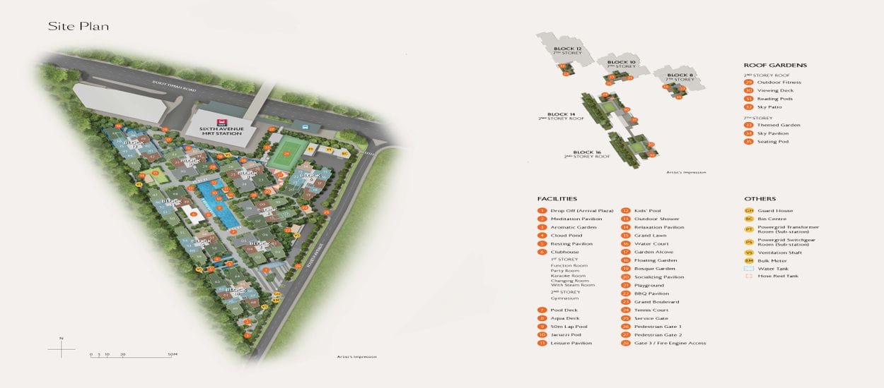 Fourth Avenue Residences Site Plan and Map