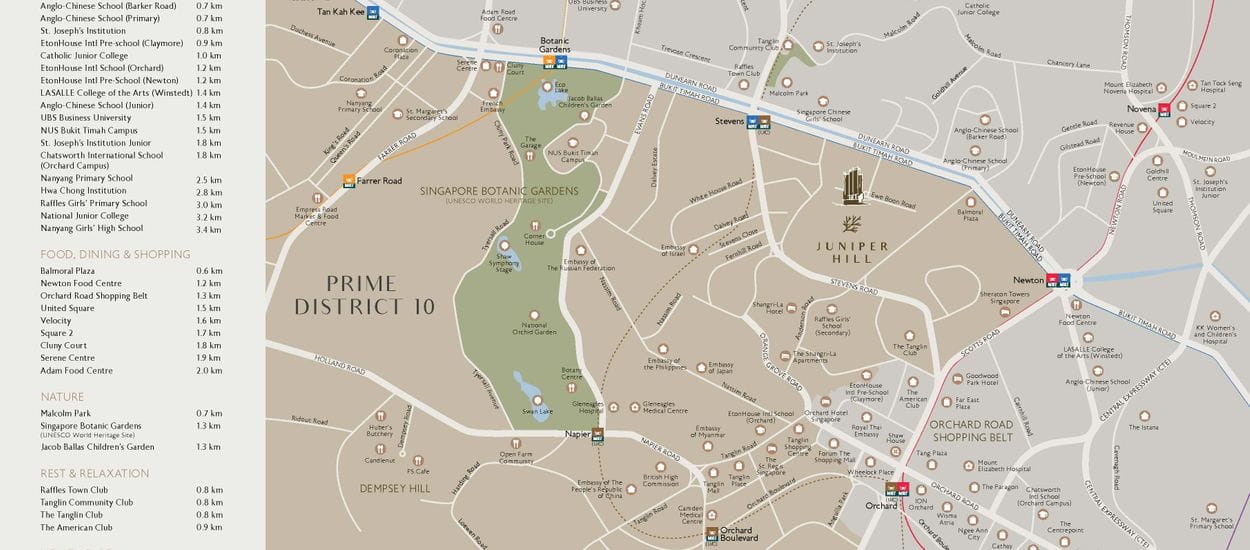 Juniper Hill Site Plan and Map