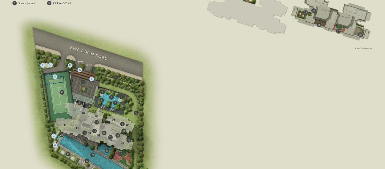 Juniper Hill Site Plan and Map