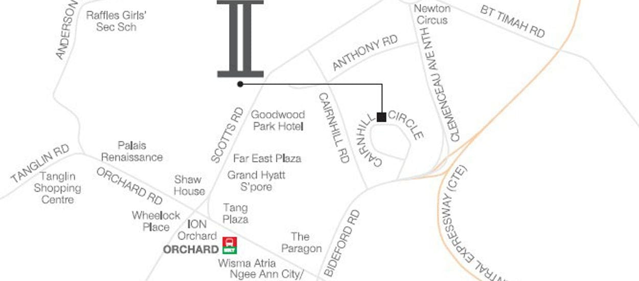 The Peak @ Cairnhill Ii Site Plan and Map