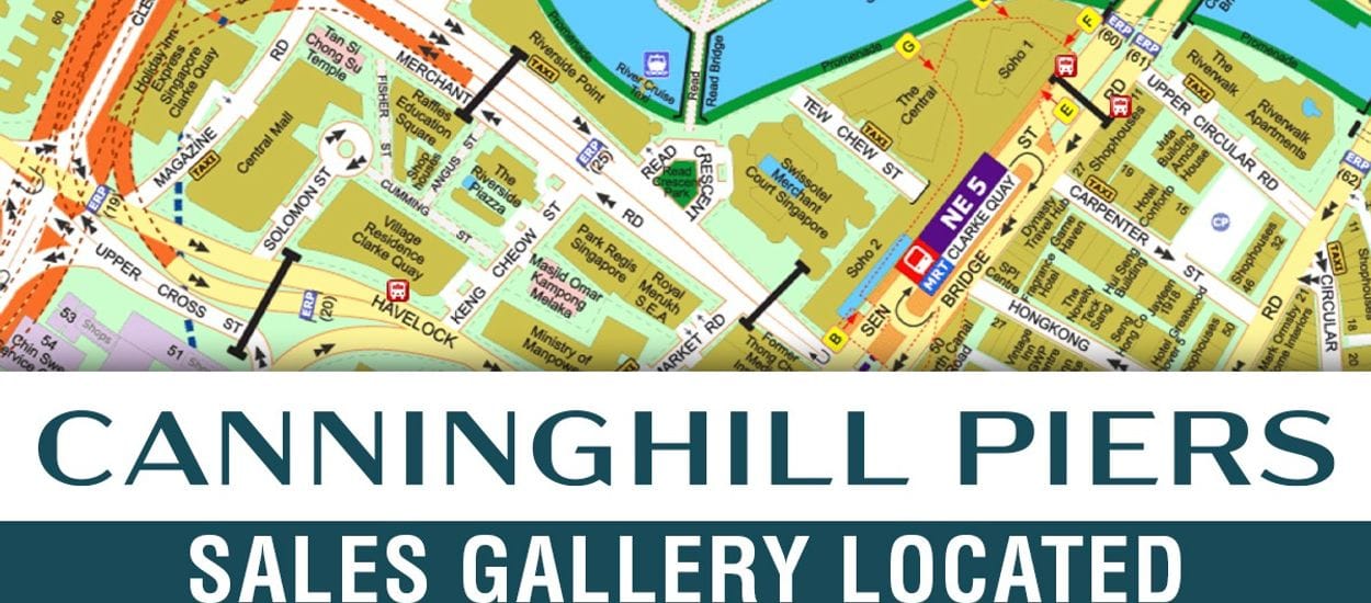 Canninghill Piers Site Plan and Map