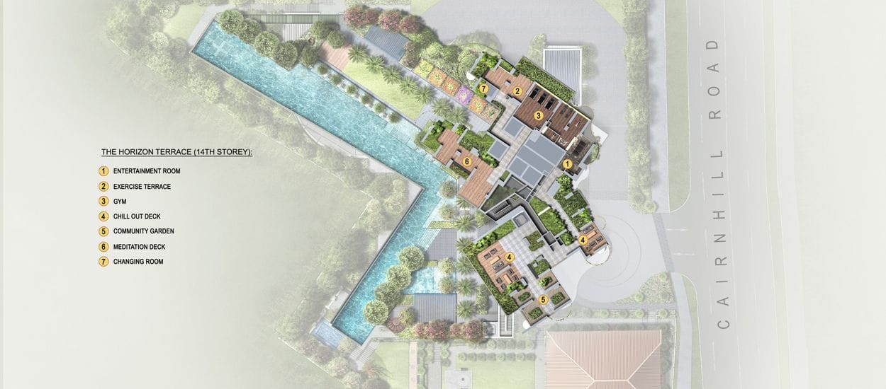 Klimt Cairnhill Site Plan and Map