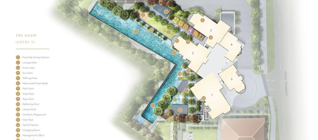 Klimt Cairnhill Site Plan and Map