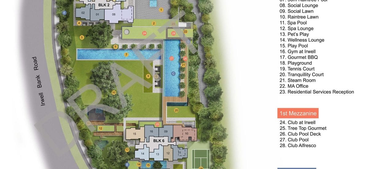 Irwell Hill Residences Site Plan and Map