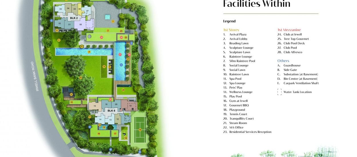 Irwell Hill Residences Site Plan and Map