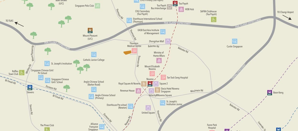 Peak Residence Site Plan and Map