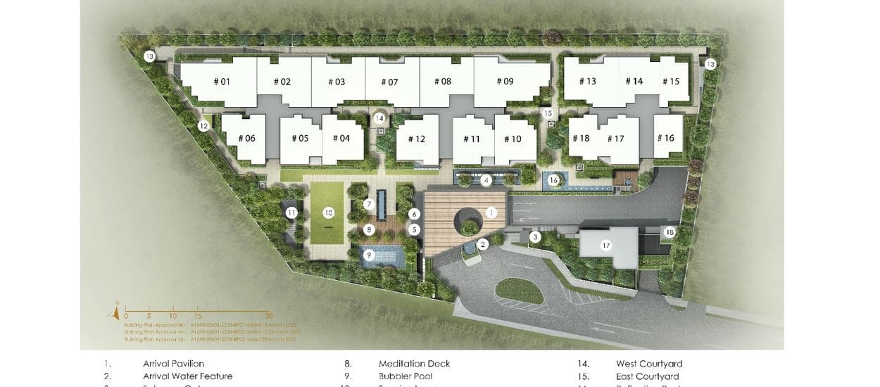 Peak Residence Site Plan and Map