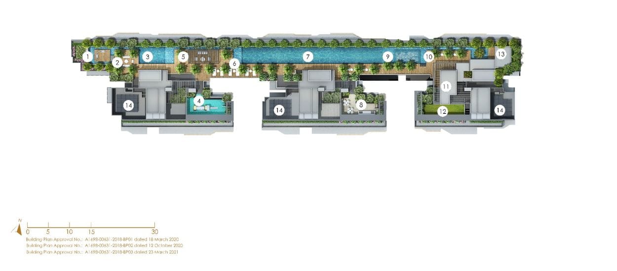 Peak Residence Site Plan and Map