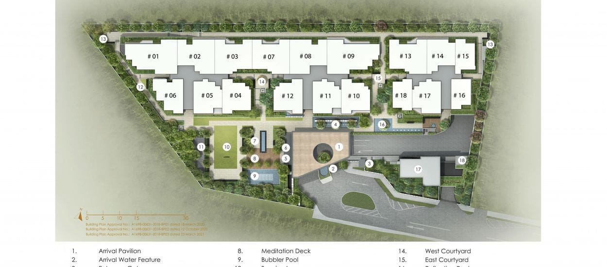 Peak Residence Site Plan and Map