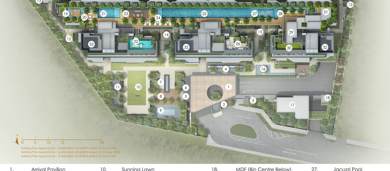 Peak Residence Site Plan and Map