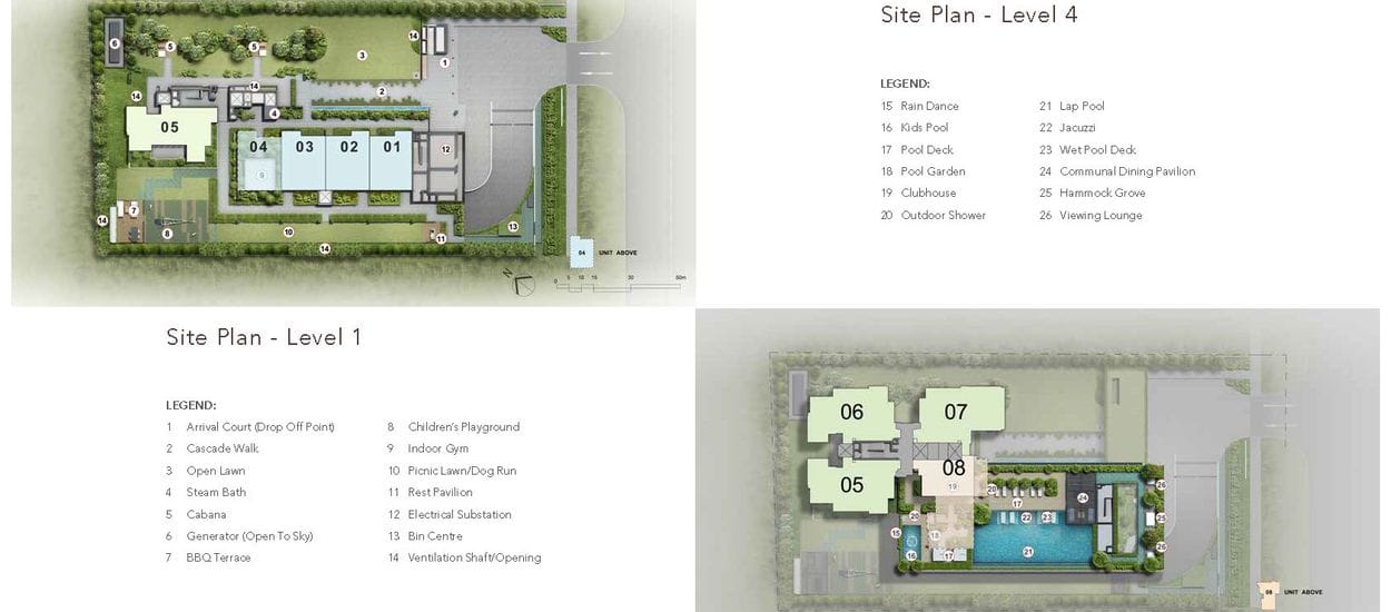 Sloane Residences Site Plan and Map