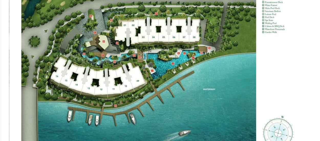 Turquoise Site Plan and Map