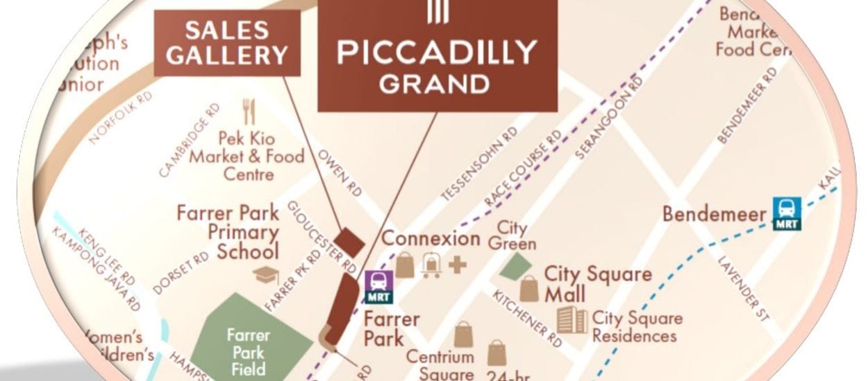 Piccadilly Grand Site Plan and Map