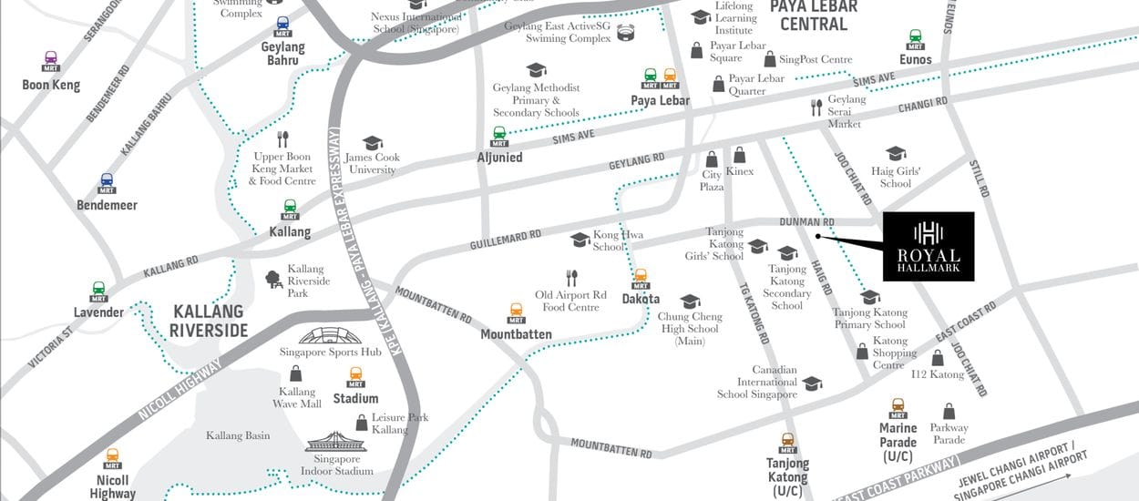 Royal Hallmark Site Plan and Map