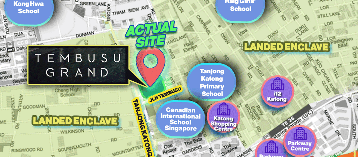 Tembusu Grand Site Plan and Map