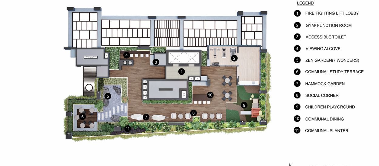 Hill House Site Plan and Map