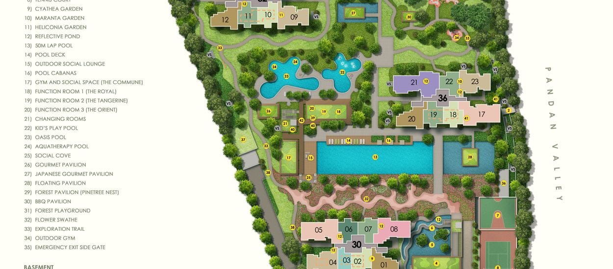 Pinetree Hill Site Plan and Map